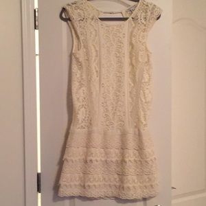 American Eagle cream lace dress. Size XS